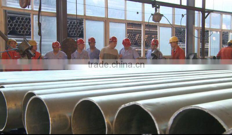 EN10219 DN150 6'' Q195 Q235 Hot dip Galvanized Round ERW Mild Steel Pipe