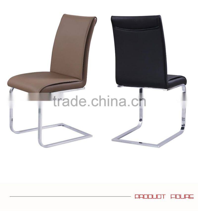 Modern Design Dining Room Furniture Metal Chair PU chair