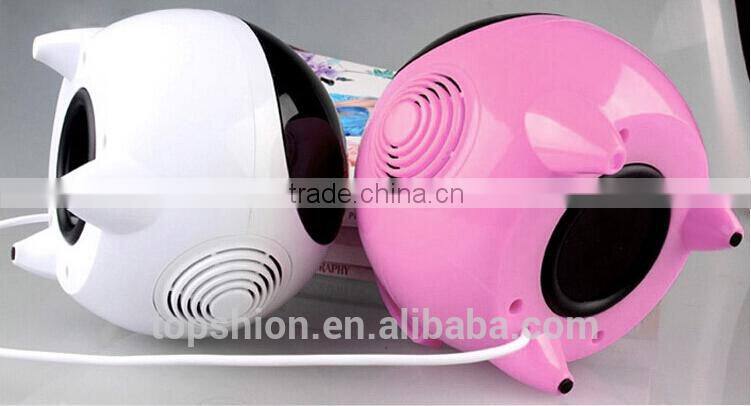 Mini Portable Cartoon Speaker With 3.5mm Audio Cable, Alibaba Express