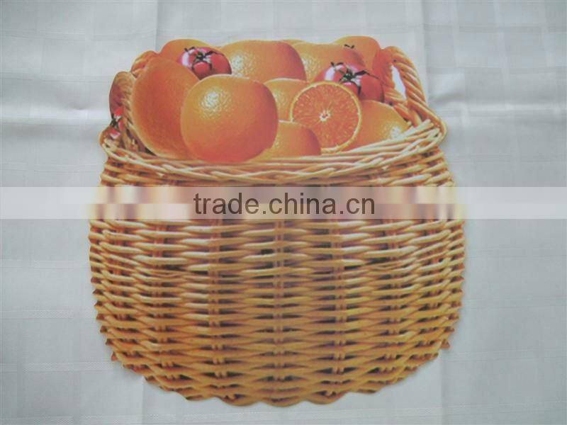 pp orange table PLACE MAT 4+4