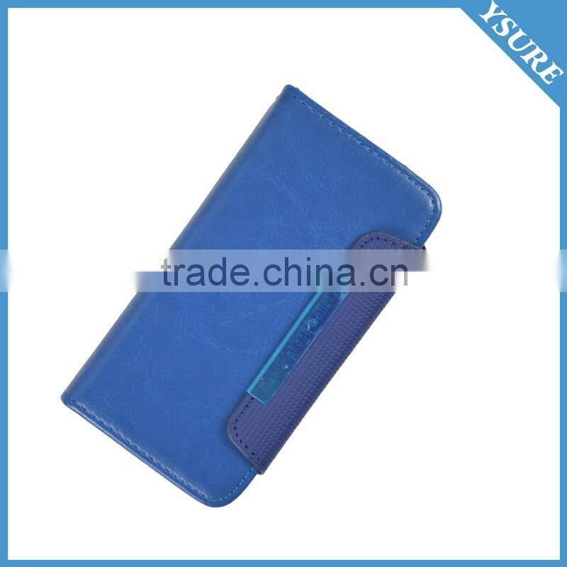 Blue 2 In 1 Magnetic Detached Leather Case For Wiko Darkside