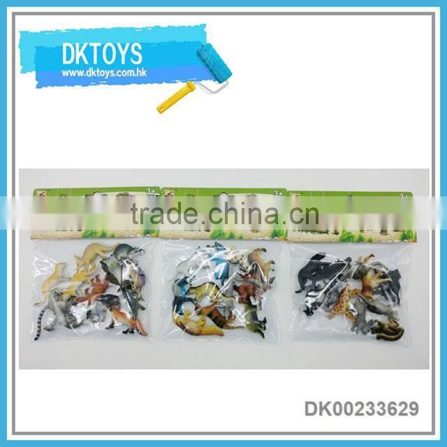 2016 hot selling eco-friendly soft pvc wild animal toys