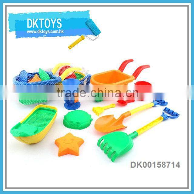 Hot Summer Plastic Mini Sand Wheelbarrow Kids Beach Toys
