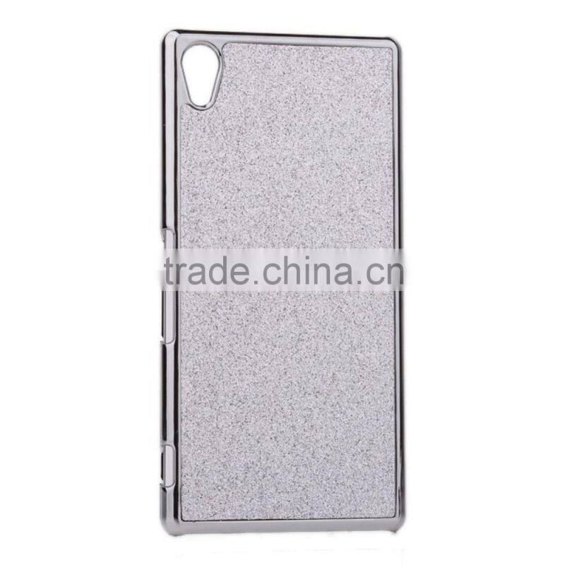 Glittery Powder Leather Plated PC Case for Sony Xperia Z4, PC Case for Sony Xperia Z4,Case for Xperia Z4