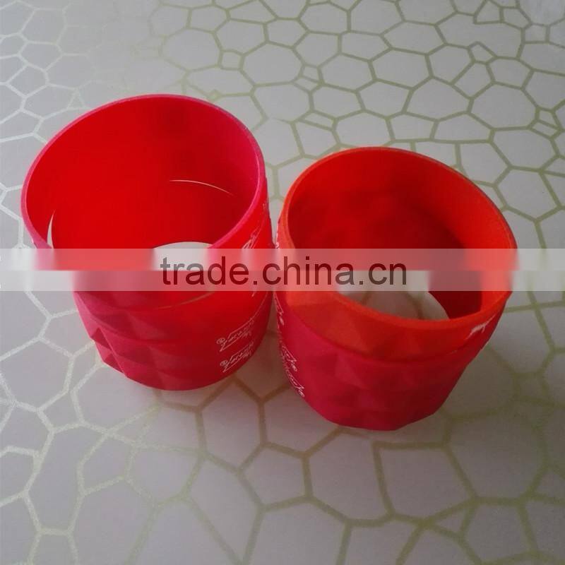 Wholesale Cheap Custom Embossed Mosquito Repellent Silicone Bracelet Wristband