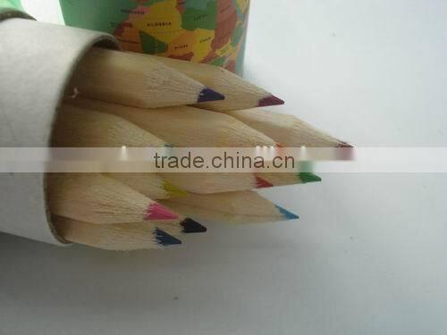 12pcs school drawing pencil color pencils with sharpener