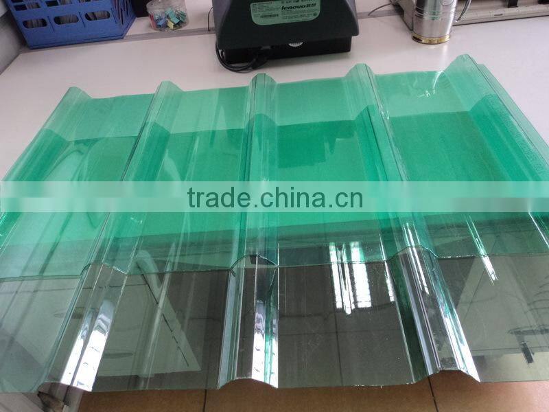 UV protected polycarbonate corrugated sheet