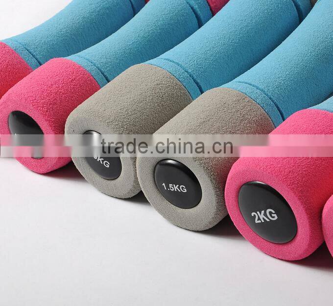 New Style High Quality Foam Cast Iron Dumbbell for Women
