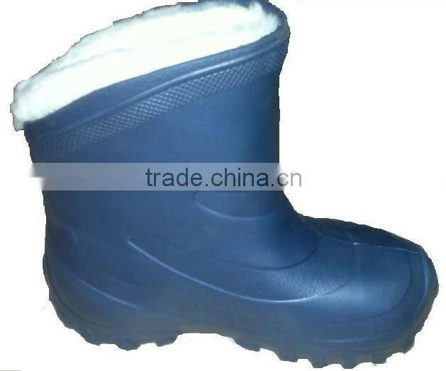 new winter men and women EVA snow boot with removable fur lining