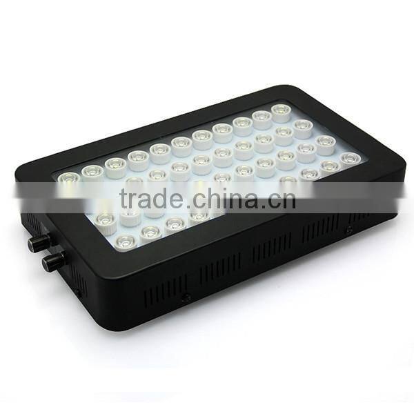 ce rohs led aquarium light white blue 132W dimming led aquarium light