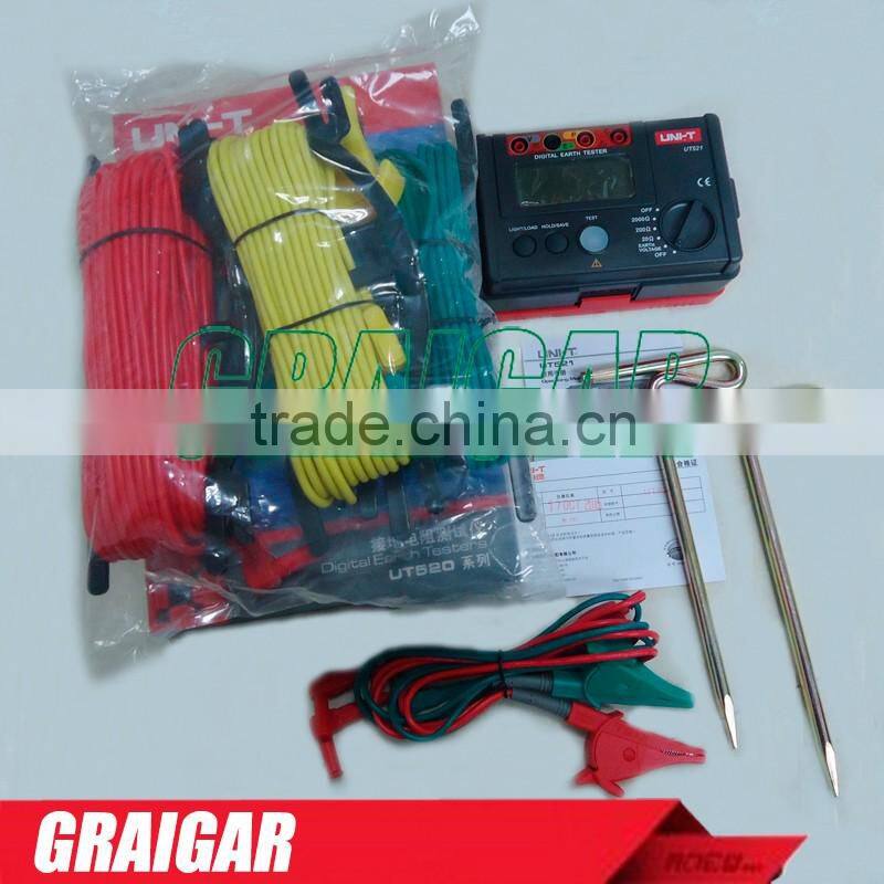 Digital Earth Ground Testers UNI-T UT521 Electrical Earth Voltage Device
