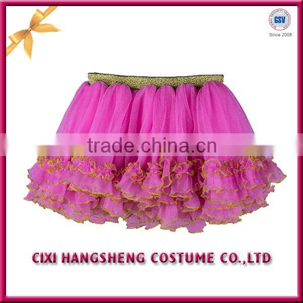 Latest Popular Design Children School Wear Sweet Puffy Tutu Dress