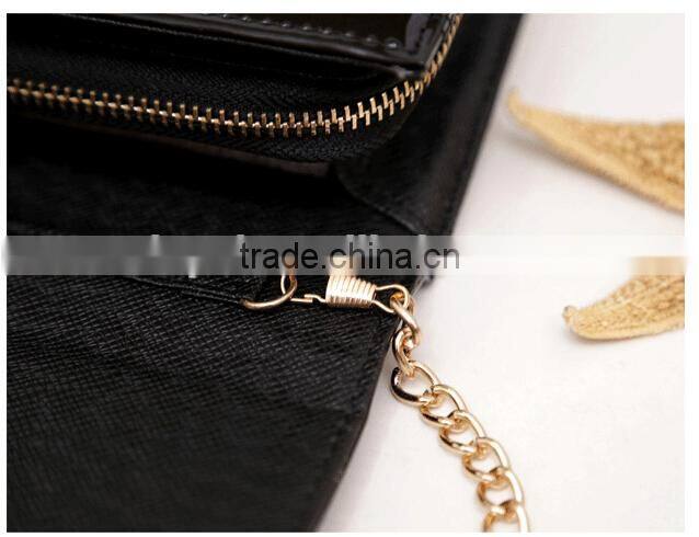 new lady leather handbag fashion makeup bag