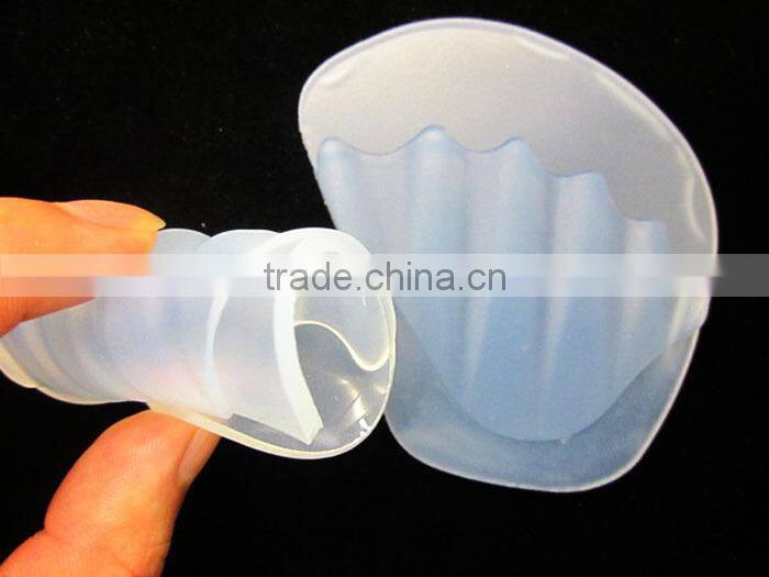 Pressure relief cushion Soft silicone gel heel cushion pad half pad Back heel support insole