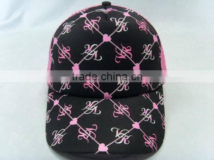 custom cap with mesh stool