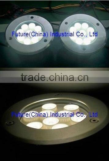 Shenzhen outdoor landscape lighting ip67 Epistar Edison rgb 9W underground led paving light