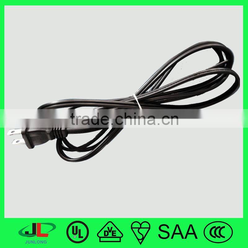 GuangDong Factory CCC ISO approved China 2 pin ccc power cord electrical cord Plug with ISO CCC power cord