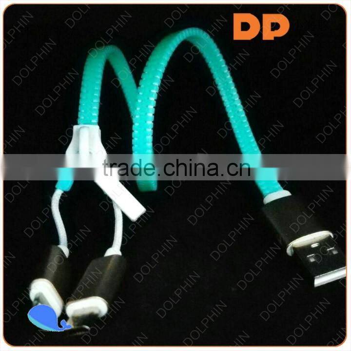 zipper usb cable 2-in-1 cable zipper USB data cable world best selling products