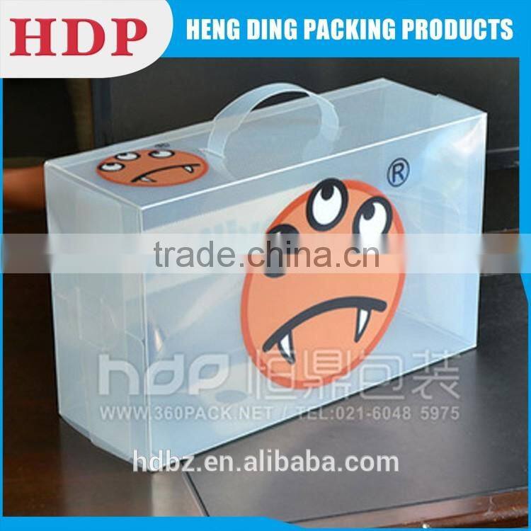 logo printed blanket packaging box with handle
