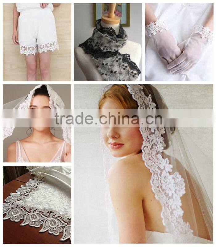 2015 fashion Plum floral guipure crochet lace wedding dress patterns wholesale in stock