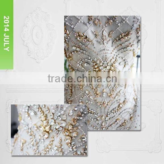 Tear drop sew on stone in claw for garment decoration