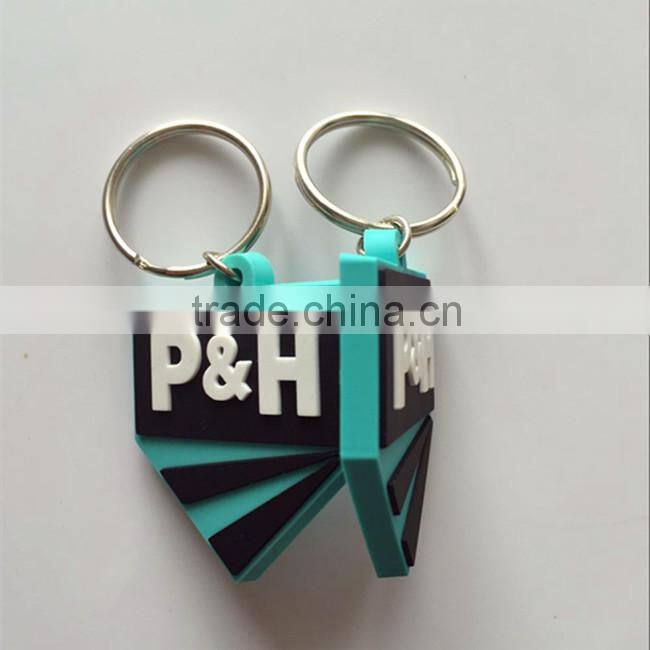 3d rubber tiger keychain
