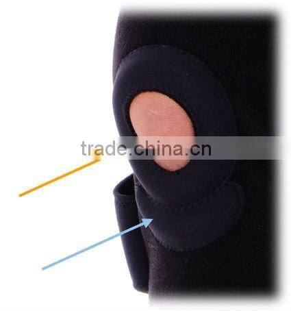 free sample Neoprene silicone pad knee brace