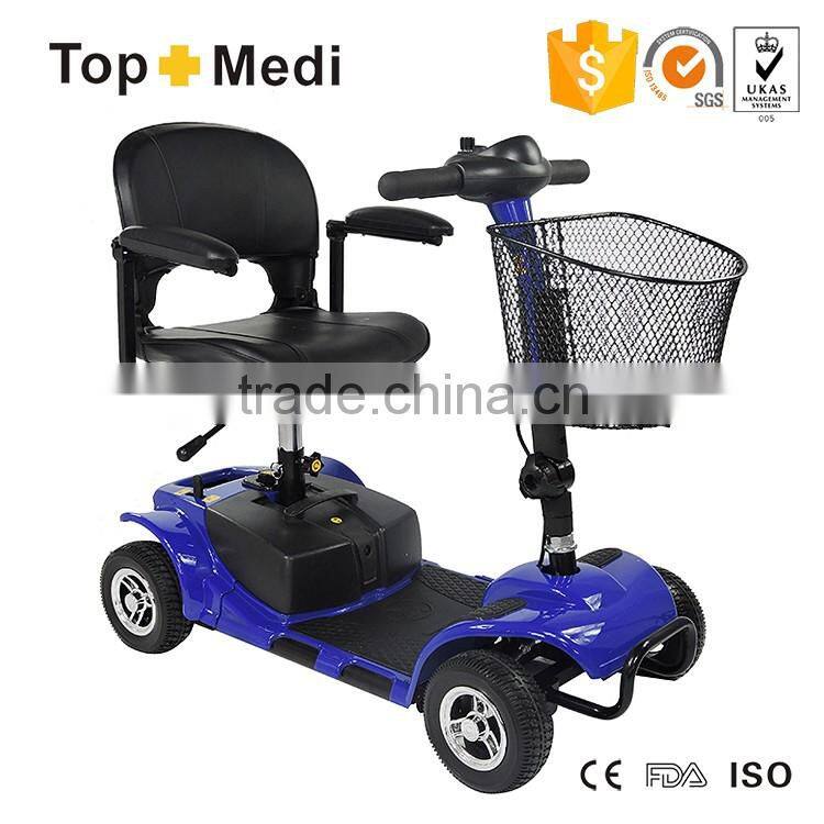 Lead Acid Folding Mobility Disabled Scooter with CE approval/silla de ruedas electrica scooter