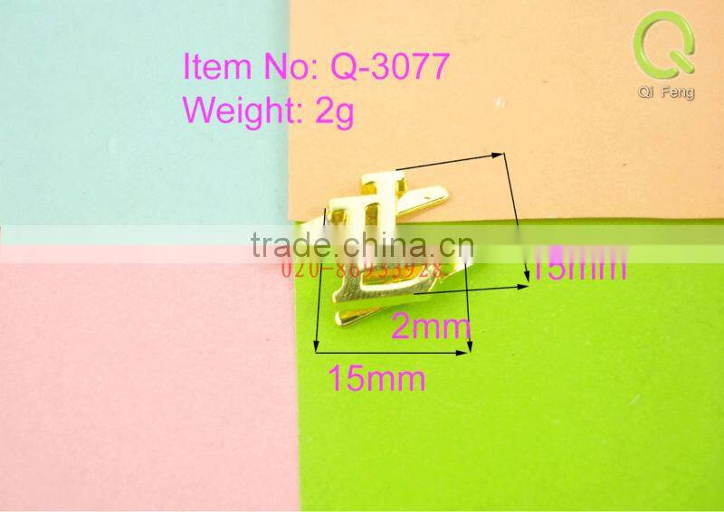 metal plates brand logos, small metal plate q-3077