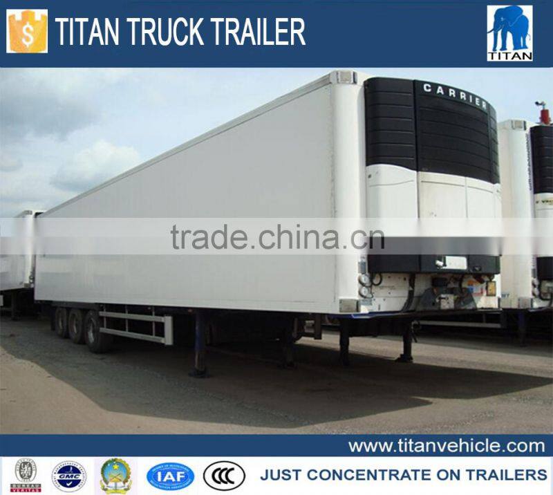Fiberglass Cover Refrigerated Box Trailer For Sale