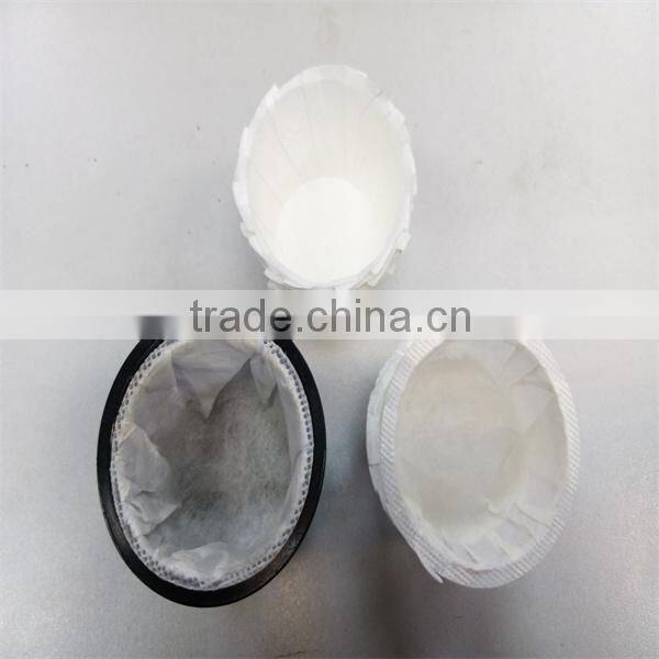 100% biodegradable PLA nature color coffee filter for keuring machine