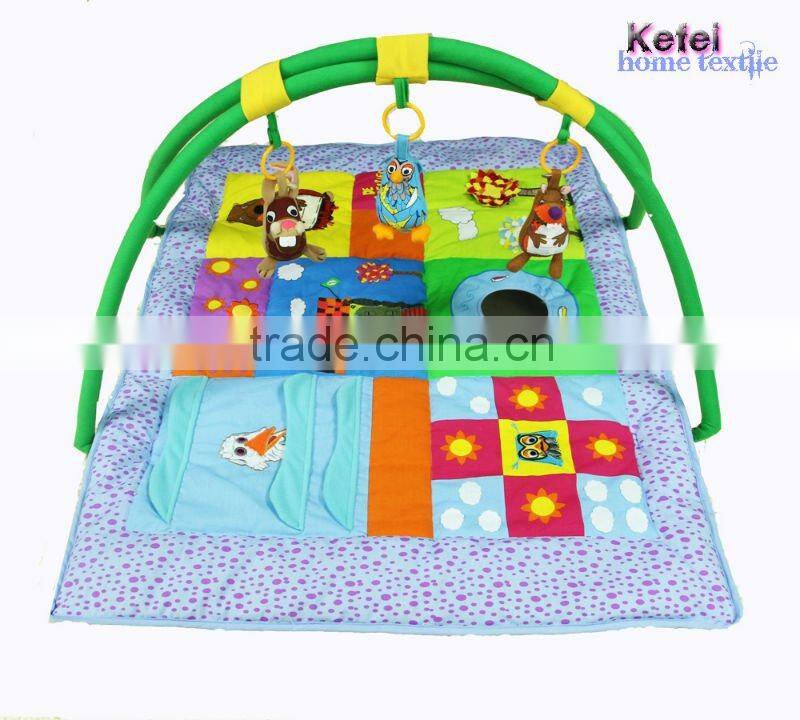 printed cotton baby game carpet