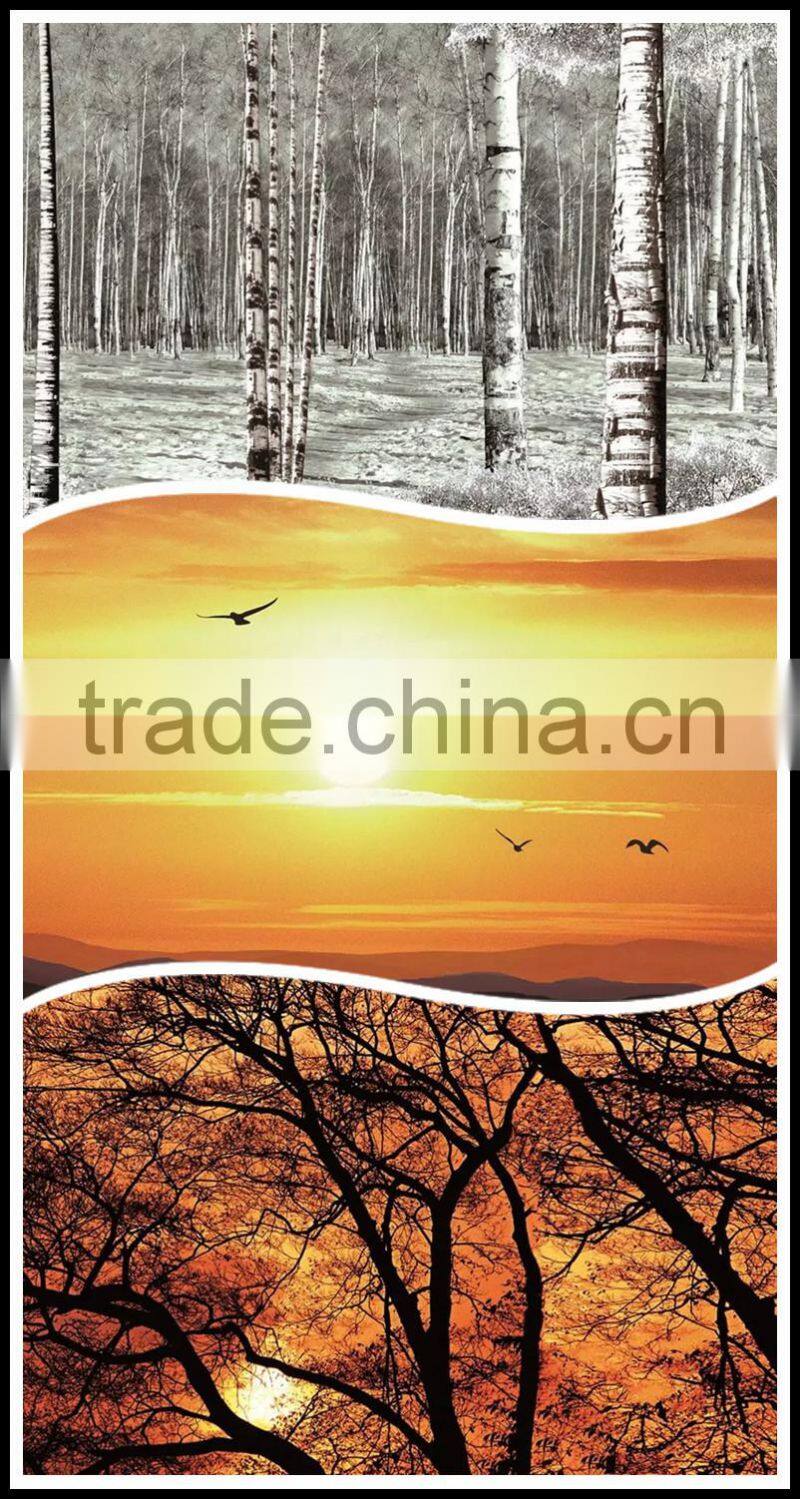 decorative laminated painted glass for wardrobe sliding door glass