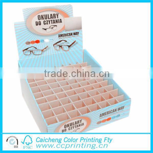 Custom cardboard perforated display paper box