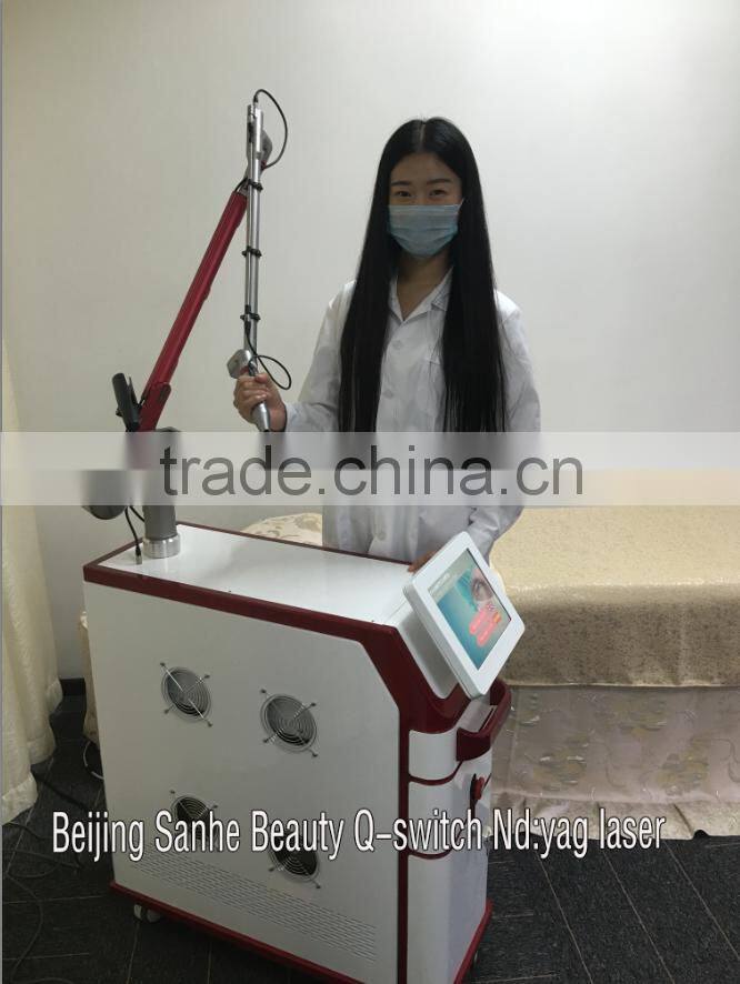 Hot Sale big Discount 10Hz Fast with high quality CPC Plug Color Touch Screen Q Switch ND YAG laser tattoo