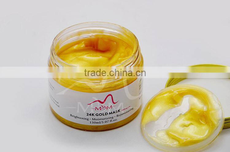 24k gold leaf facial mask anti-aging control whitening moisturizing face mask