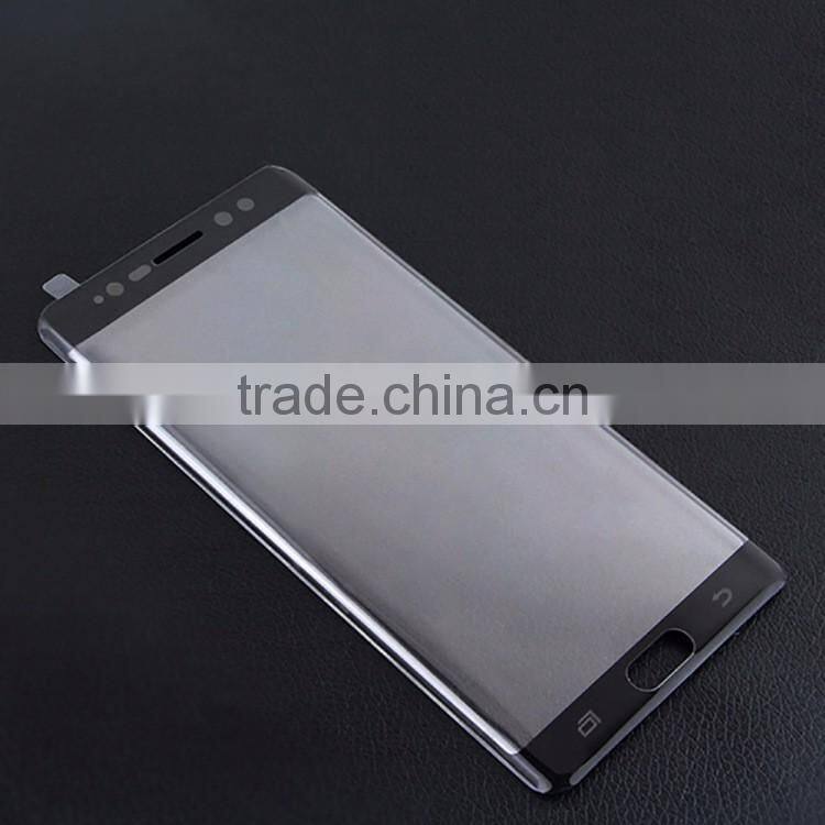 9H0.2MM 3D Curved Full Coverage Tempered Glass Screen Protector For Galaxy Note7 Glass Silk print Glass Curved Glass
