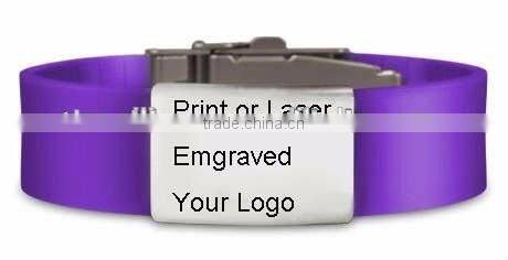 Cheap wholesale colorful rubber band silk screen printing silicone wristband for promotion