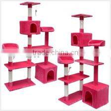 Multi-Level indoor Cat Trees scratcher & Cat Furniture cat house perch