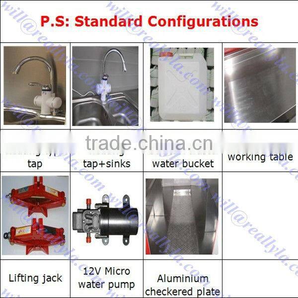 Electric mobile food trailer with wheels for sale food trailer for sale
