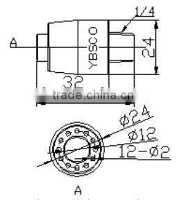 Hot Item Factory Amazon Price 1/4 Air Nozzle