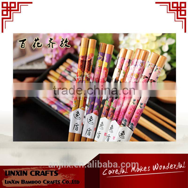 12Japanese reusable wood chopstick wholesales cheap wood chopstick made in china Japanese style