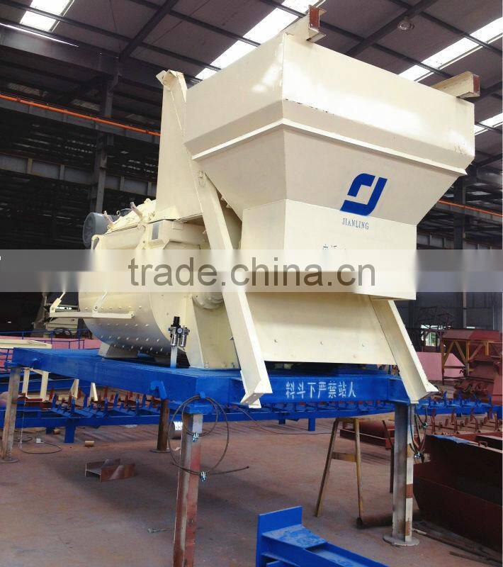 double-shaft concrete mixer JS750 for sale with high quality