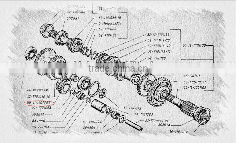 GAZ GEAR 53-12-1701306
