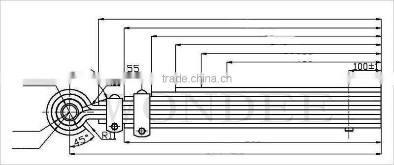 OEM 200029 France Market Agricultural Trailer 15 ton Leaf Spring