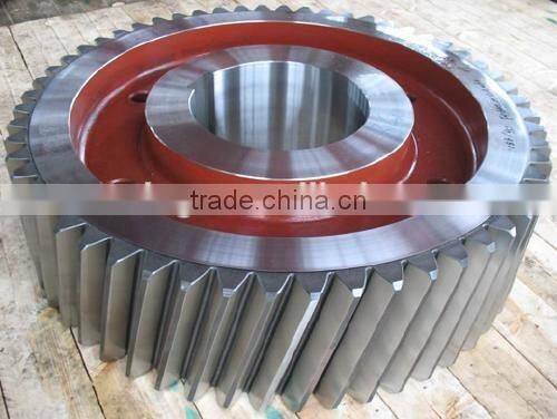 Customized stainless steel large diameter double spur gear at reasonable prices
