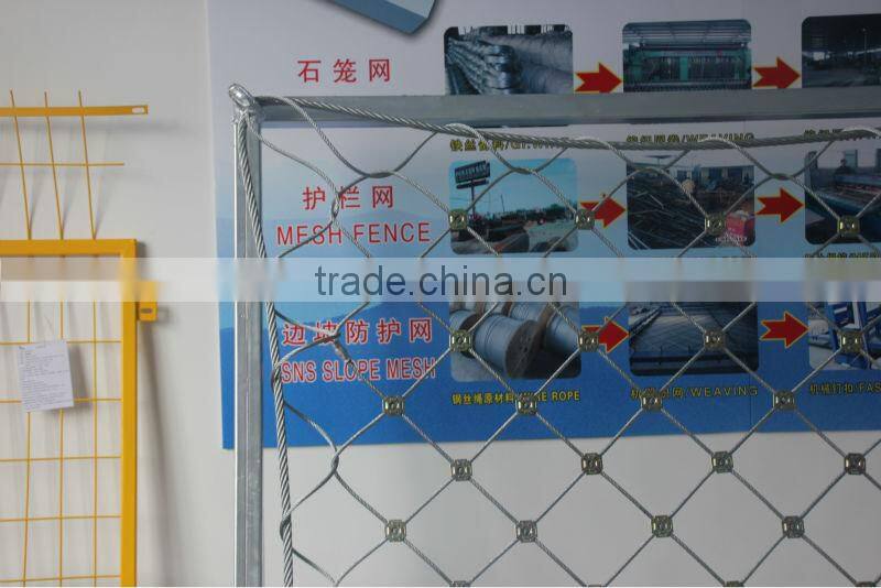 Rockfall Barriers Rockfall Attenuator System SNS protective mesh