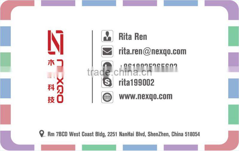 Credit card size RFID hotel card key plastic