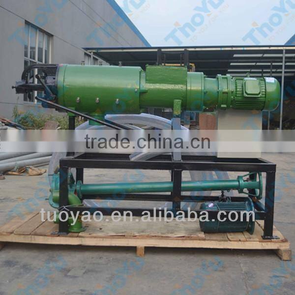 rapidly and efficiently screw dewatering machine disposal of slurry