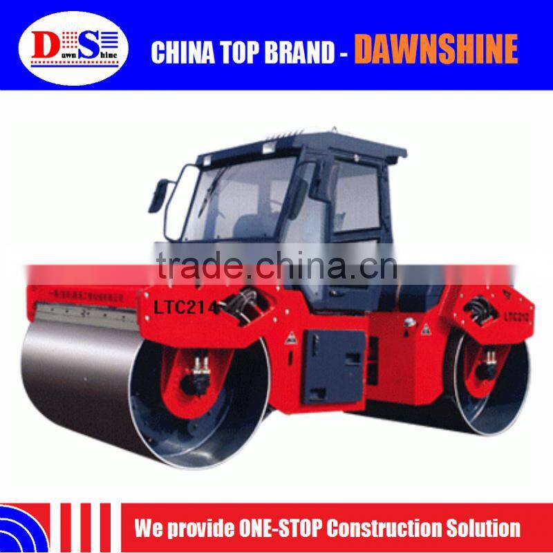 LTC214 LUTONG 14 tons Small Hydraulic Double Drum Vibratory Road Roller Compactor